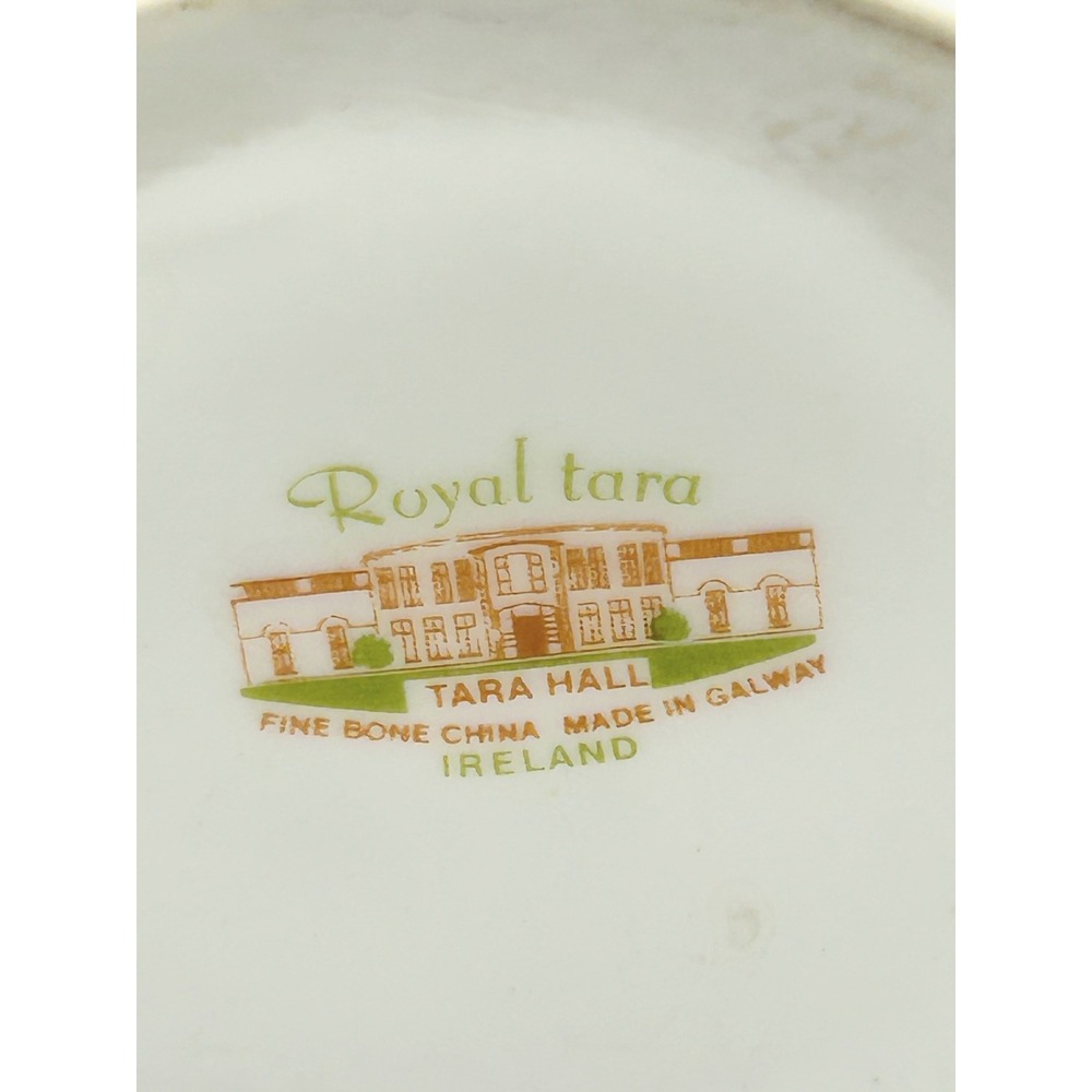 Royal Tara Ireland Fine Bone China Bud Vase Pink Rose Floral Gold Trim 7.5 Inch - Picture 3 of 8
